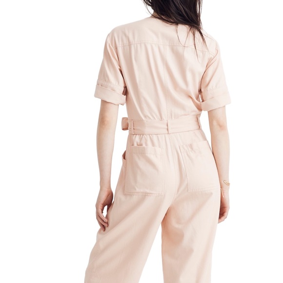 Madewell Topstitched Coverall Jumpsuit - Picture 4 of 7